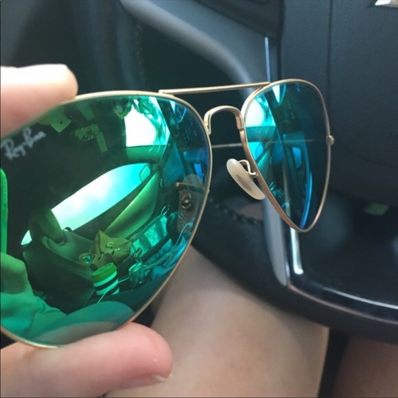 Ray-Ban Aviator Flash Lens Sunglasses - Picture 8 of 8